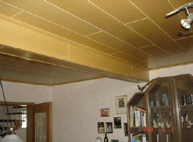 Betonsturz verkleidet
