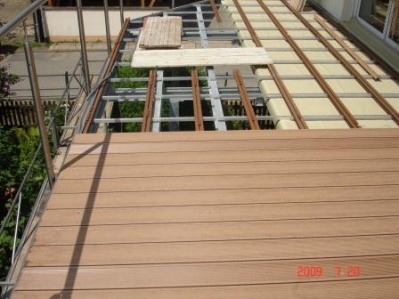 Terrassenbelag Timberstar braun gebürstet